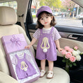 Cotton baby suit with short sleeves