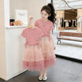 Girls' Pink Two -piece Set